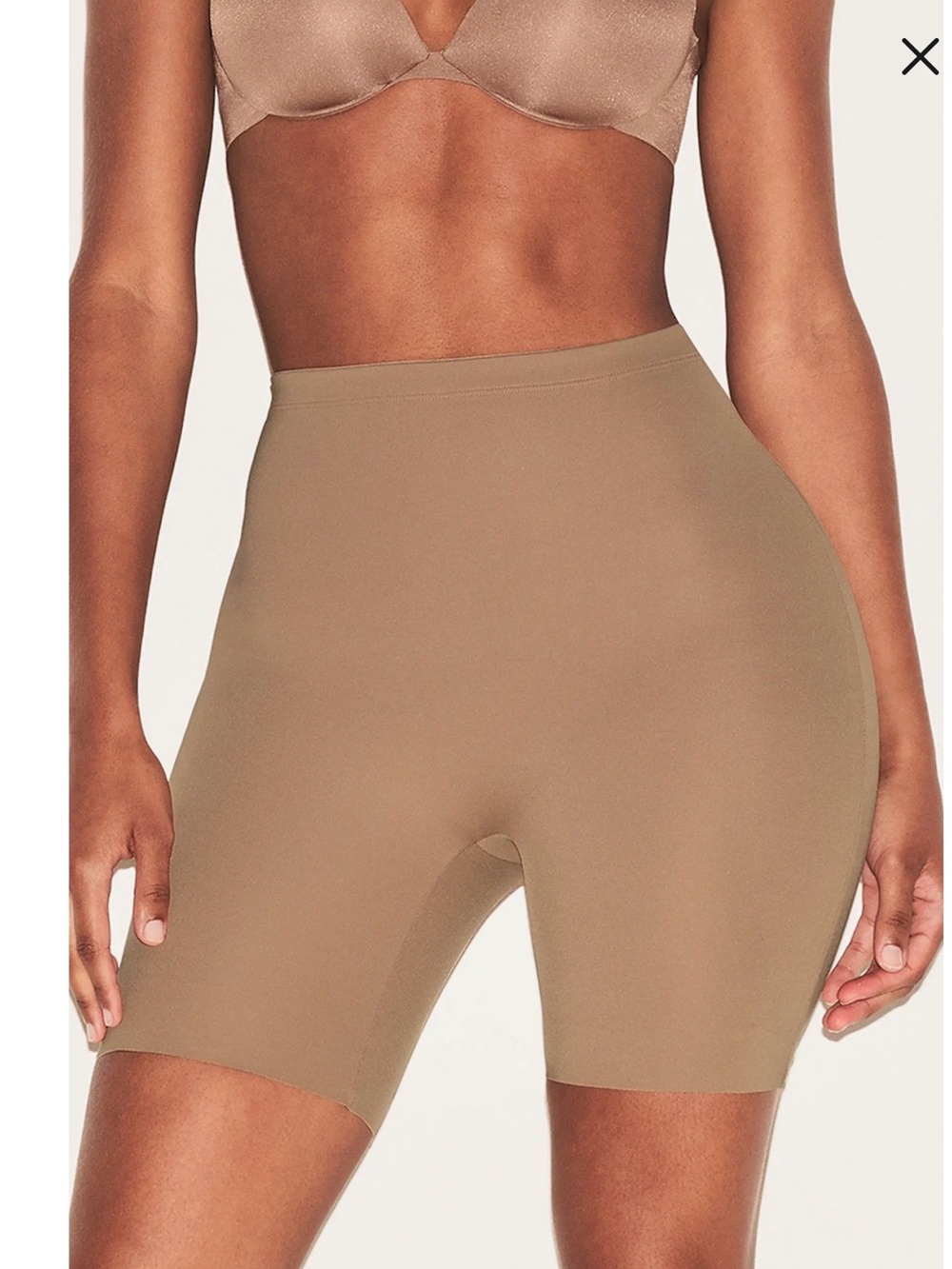 🤎 NWT SKIMS BODY HIP SHAPING MID THIGH SHORT SIENNA M 🤎